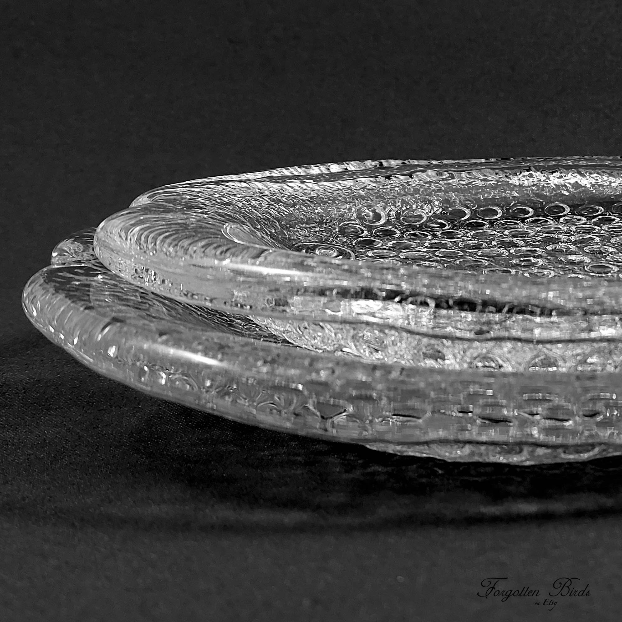Pukeberg Art Glass Fish Shaped Serving Tray Set / Vintage Etsy