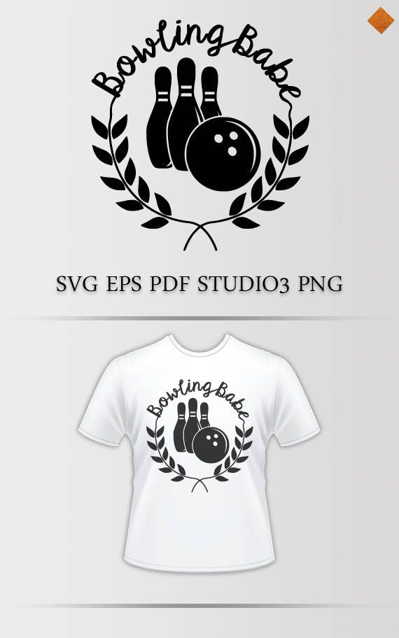 Download Free Bowling Babe Digital Svg Vector File Svg File For Cricut Etsy SVG Cut Files