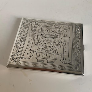 Bocchino per sigarette vintage Inca in argento sterling 925, anni '30 - 9,8 x 8,4 cm
