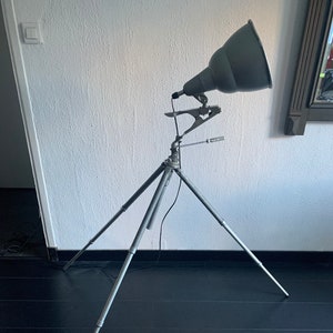 Lampadaire vintage 1950 LITA projecteur studio photo industrielle - 130 cm
