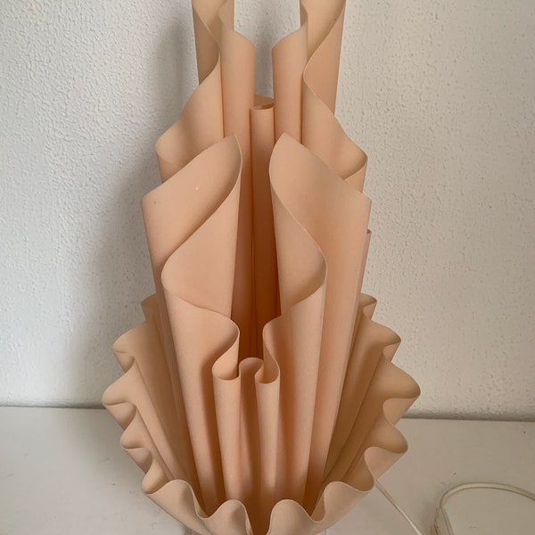 Lampe vintage 1970 Georgia Jacob modèle Corolle - 51 cm