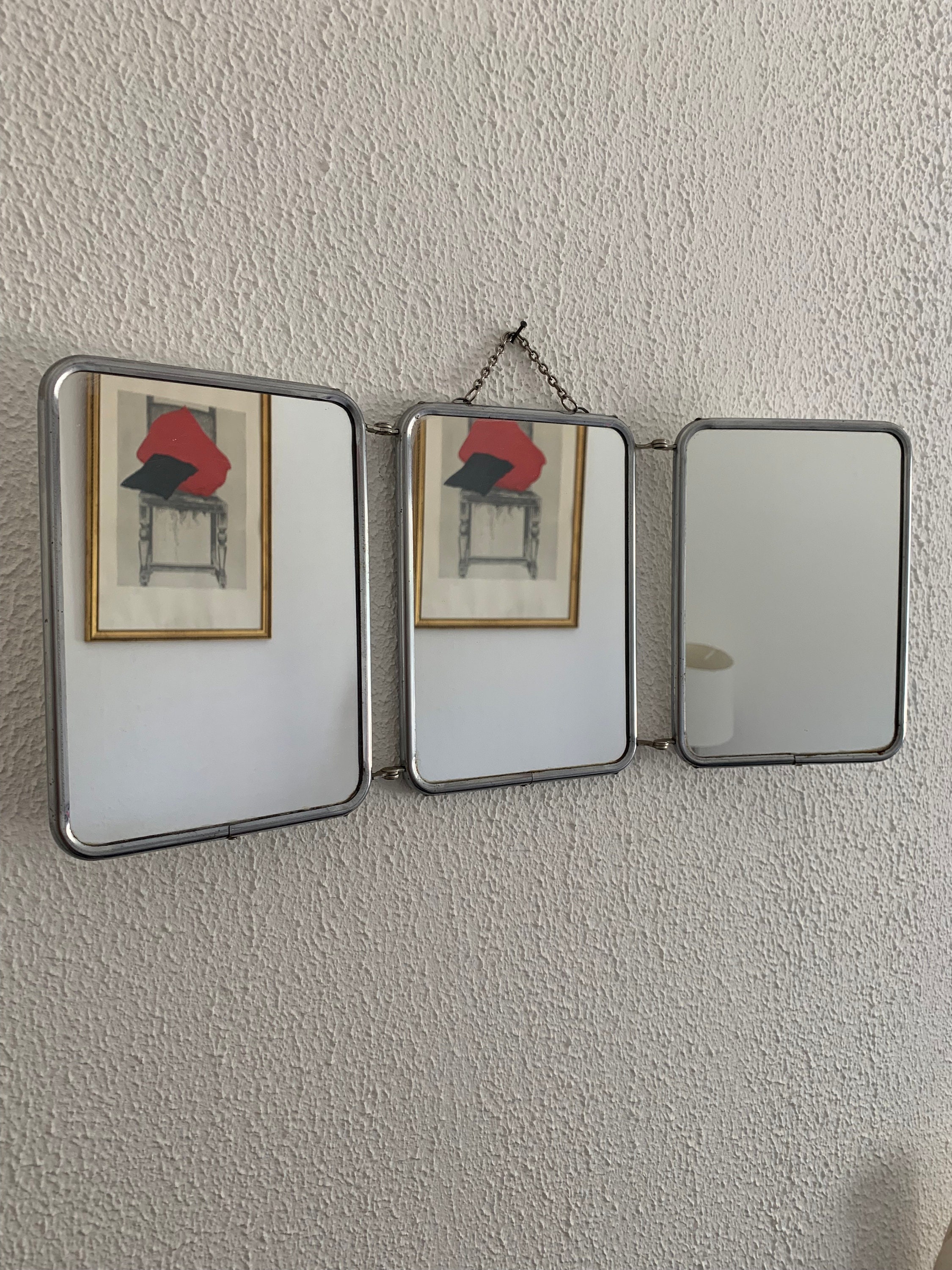 Miroir Vintage 1950 Triptyque