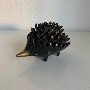 Posacenere a forma di riccio vintage del 1950 di Walter Bosse per Hertha Baller