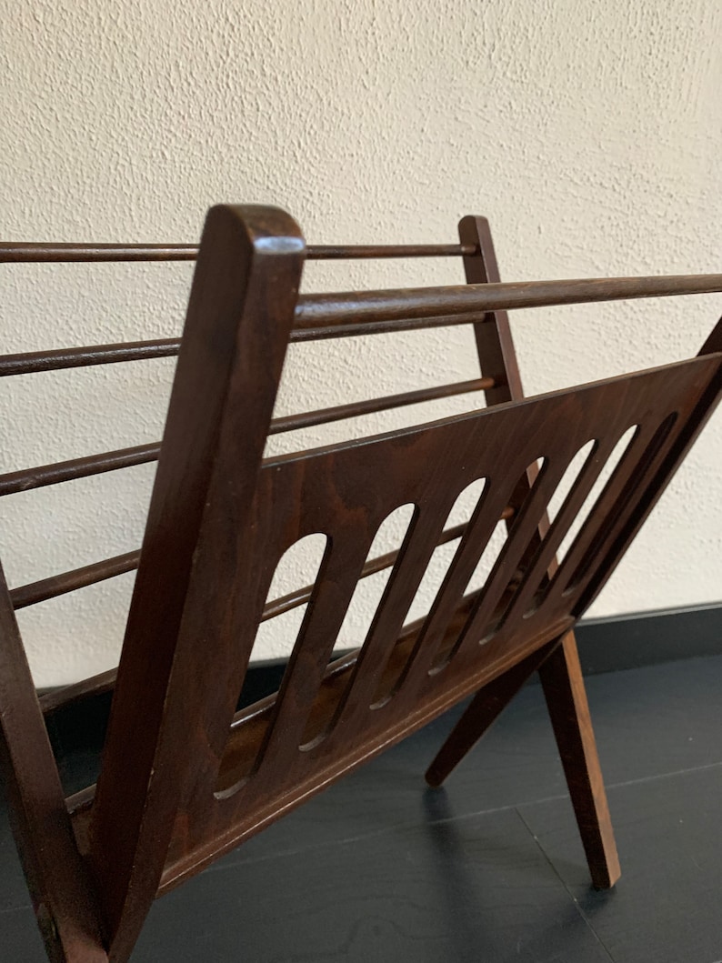 Vintage Magazine Rack 1960 Cees Braakman Vinyl Magazines - 56 X 45 Cm ...