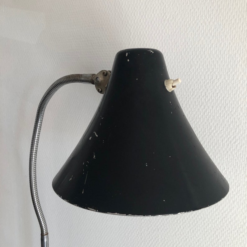 Great industrial lamp factory vintage 1950 75cm