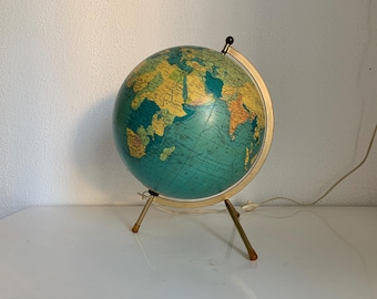 Vintage 1969 Taride Tripod Globe - 33 cm