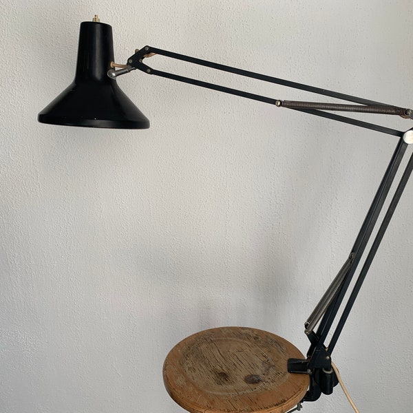 Vintage 1960 architect lamp Luxo L1 black - 80 cm