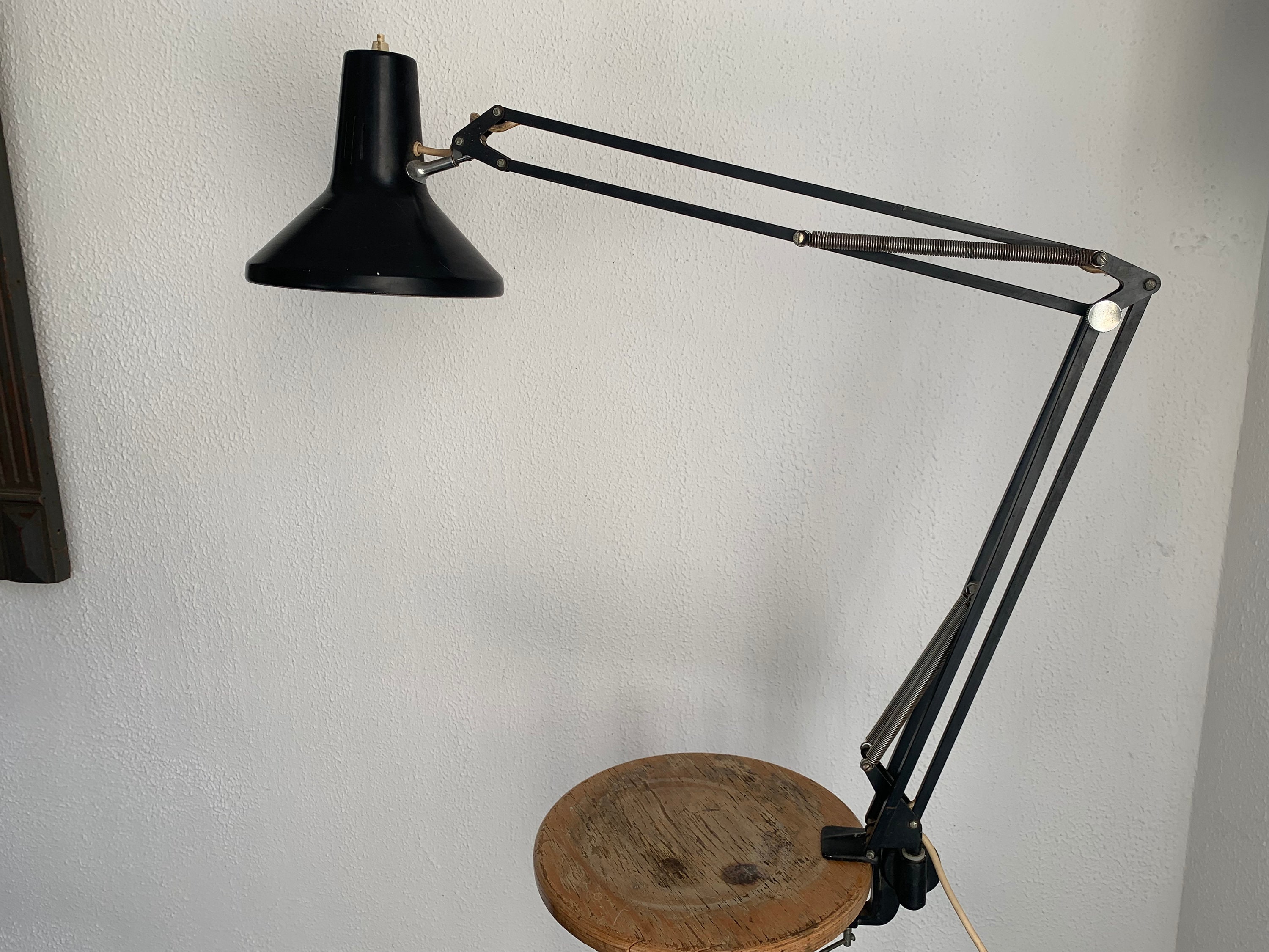 【HERMOSA】 COMPTON LAMP CM-001 Vintage 1960s Luxo L1 Black Architect Lamp - 80 Cm - Etsy