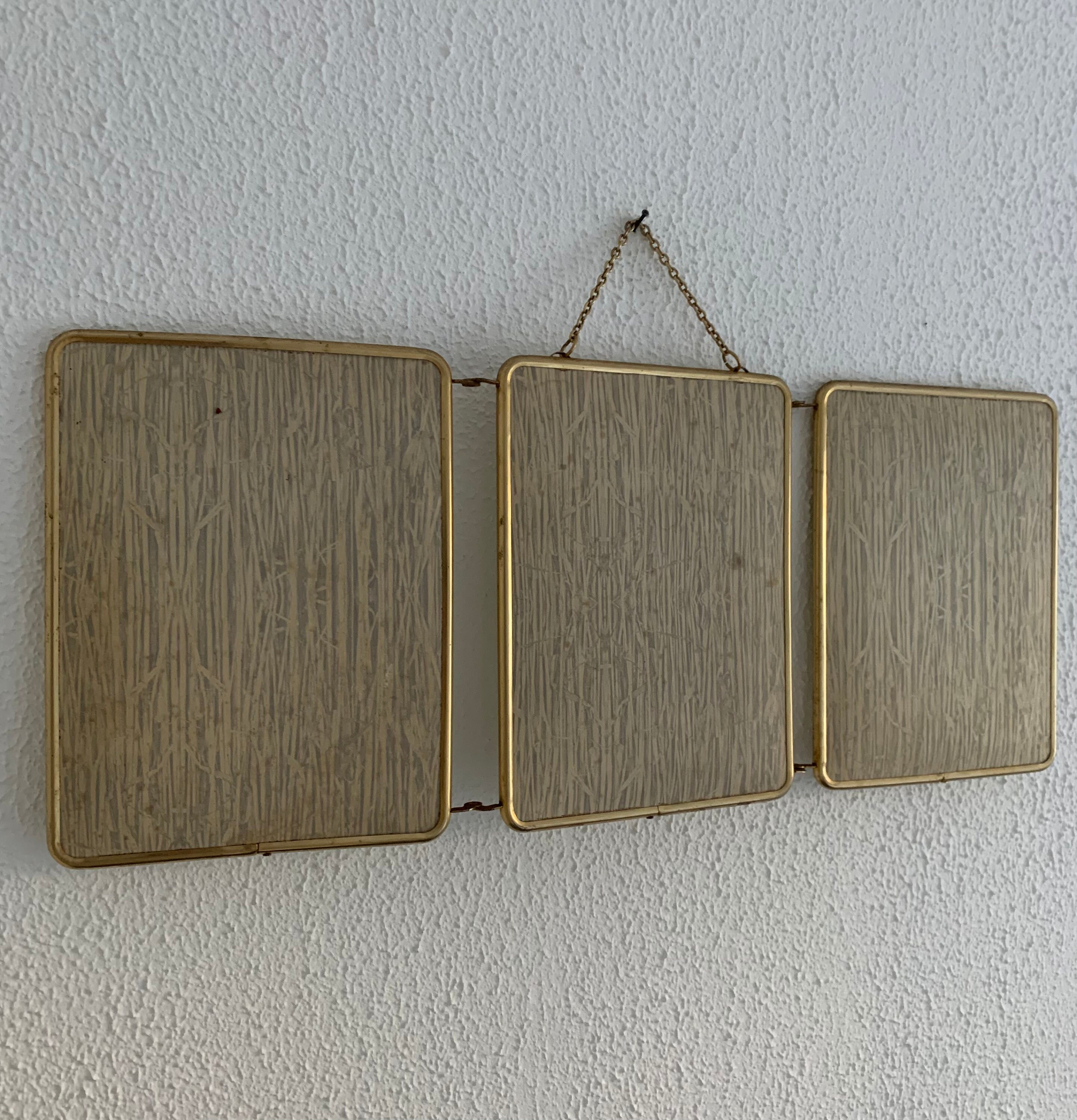Miroir Vintage 1960 Triptyque