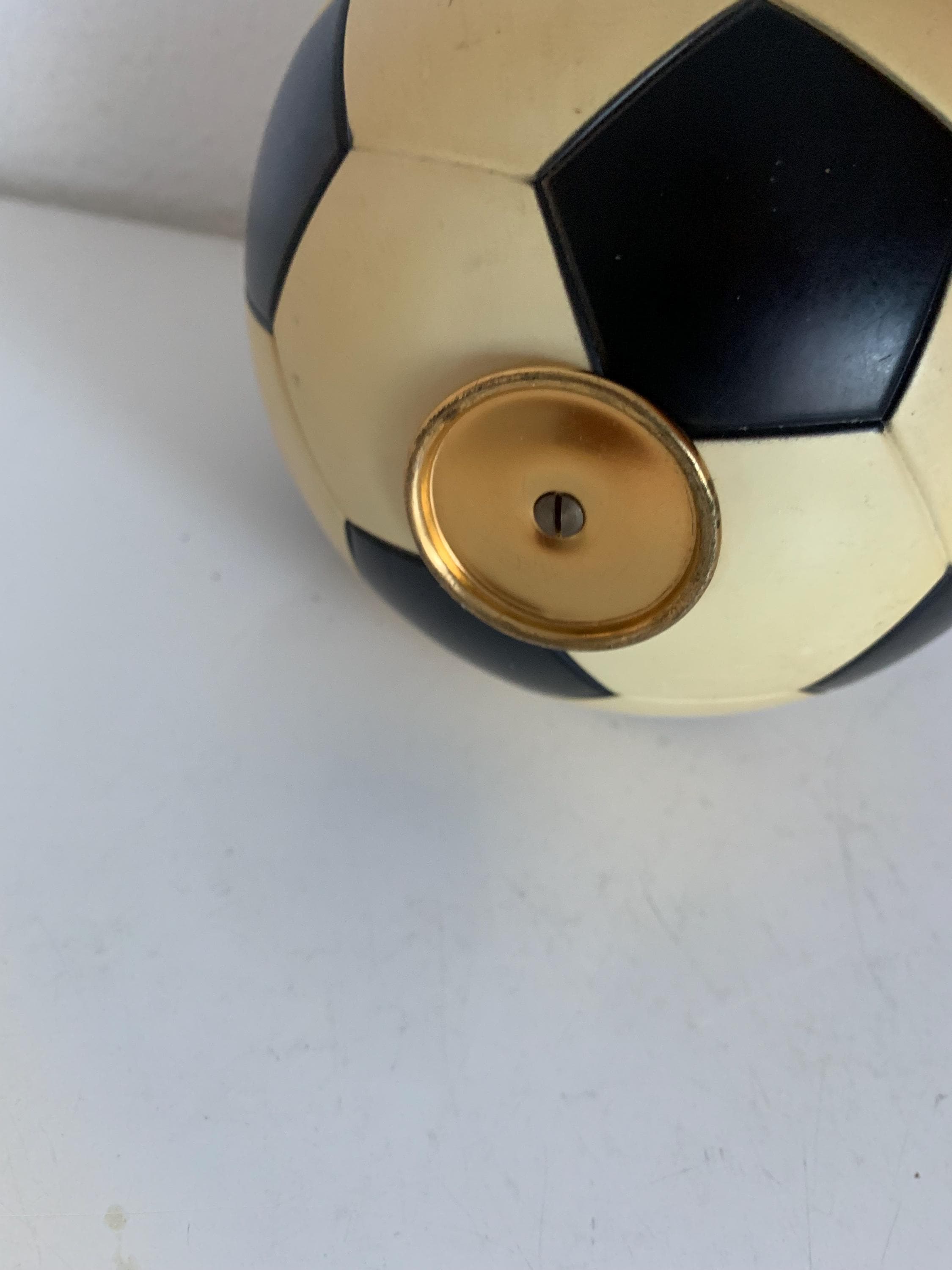 Vintage 1960s Cigarette Holder Soccer Ball Dispenser Box