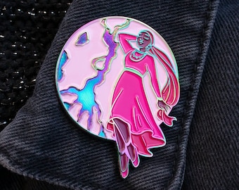 RETIRING! LIMITED EDITION - Venus Celestial Soft Enamel Pin - Rainbow Metal, Pink, Purple, Burgundy -  Lapel Pin Cloisonné Badge