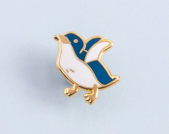 Enamel Pins Adélie Penguin Enamel Pin - Cute Animal Pin, Hard Enamel Pin, Ocean Bird, Lapel Pin Badge, Black And White, Polar Animal, Penguin Gift Bunny Pins - Foto 7