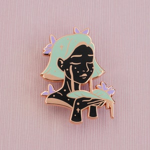 Flower Pin Gifts for Florist Enamel Pin Sunflower Enamel Pin Flair Hard Enamel Harold and Maude Inspired Lapel Pin