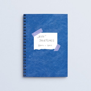 RETIRING! Jess' Sketches Vol 1 Art Zine - Stapled Book - Artbook Sketchbook Progress Drawing Painting Character Design Cartoon Illustration