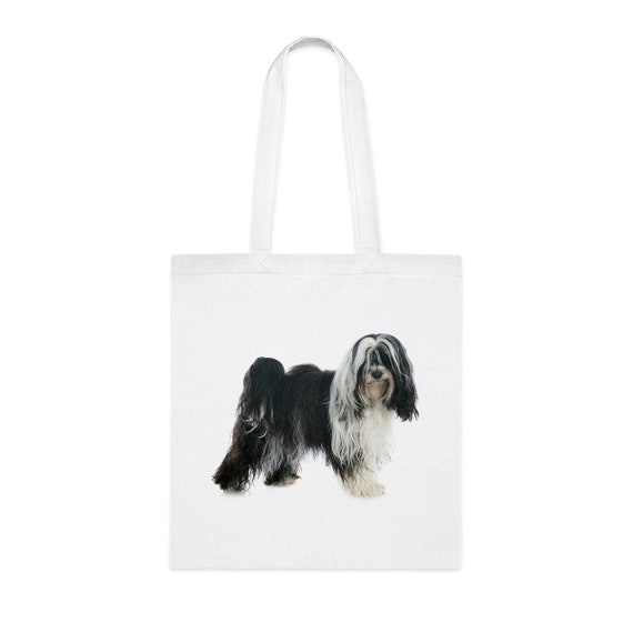 Tibetan Terrier Shoulder Bag - Black & White Tibetan Terrier Shoulder Bag - Black & White