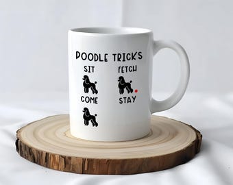 Poodle Mug, Coffee Mug, Poodle Gift Idea, Coffee Cup, Gift for Poodle Lover, Dog Lover Gifts, Pet Lover Gifts