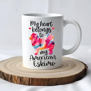 American Eskimo Mug, Coffee Mug, American Eskimo Gift Idea, Coffee Cup,  Gift for American Eskimo Lover, Dog Lover Gifts, Pet Lover Gifts - Etsy