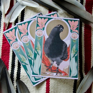 Lotti pigeon * postcard set of 3 *