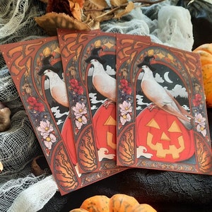 The Pigeon Witch * postcard set of 3 *