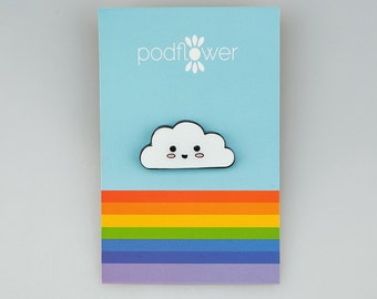 Kawaii Cloud Enamel Pin