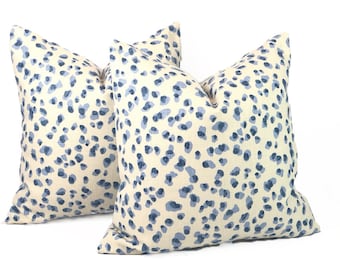 dkny snow leopard pillow