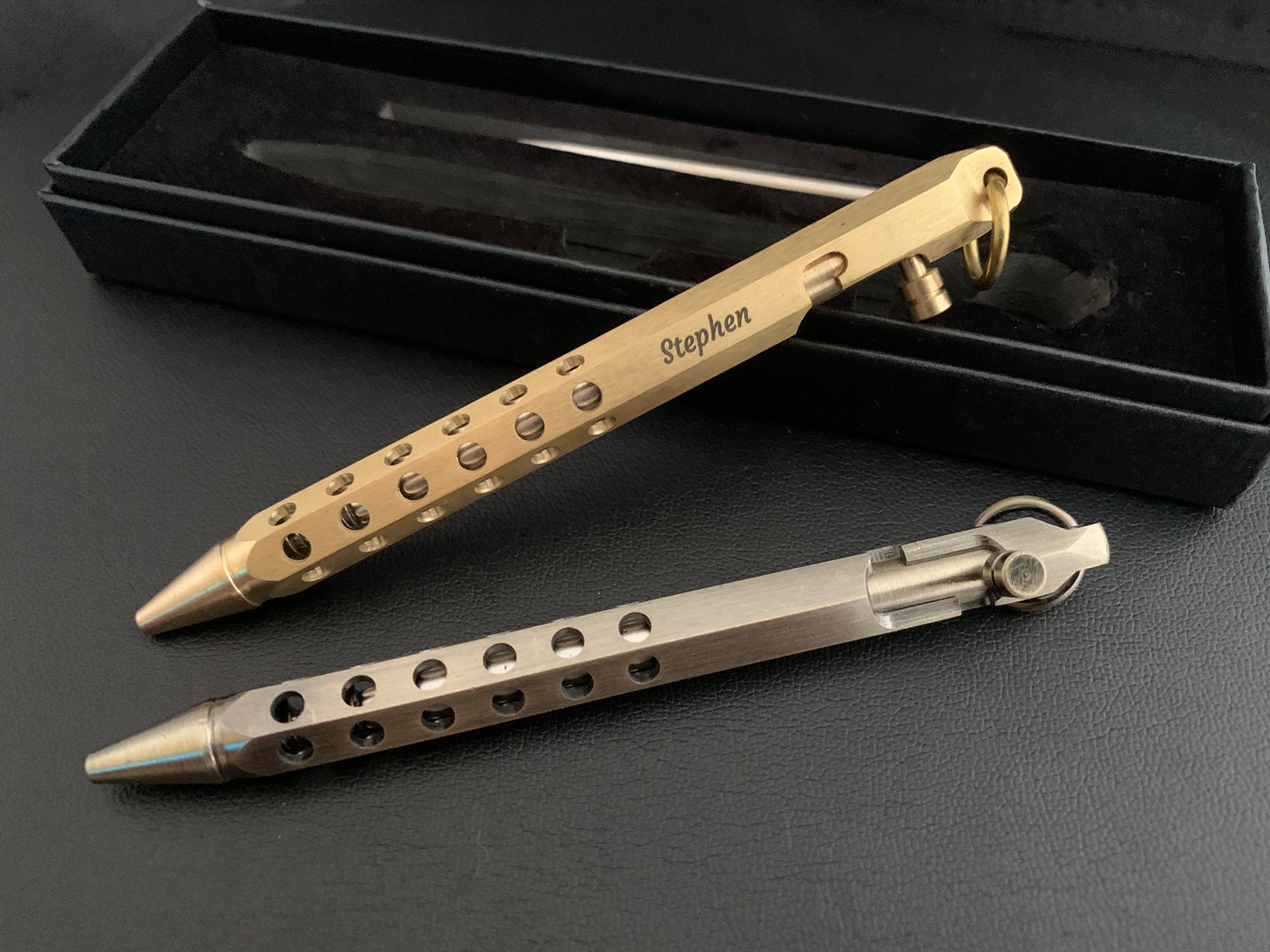  SMOOTHERPRO Solid Brass Bolt Action Pen Shorty Size