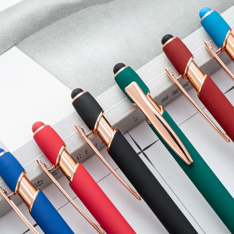 Custom Wedding Rose Gold pens, Personalized Business Pens, Bulk Custom Pens, Promotional Pens, Customized Ballpoint Pens image 6