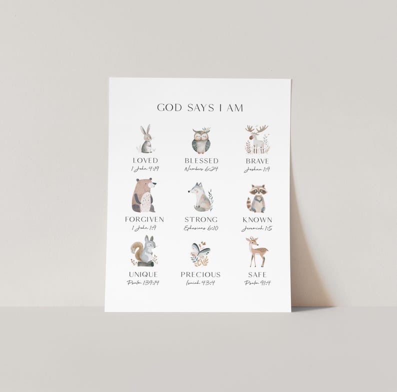 a card with a picture of animals on it
