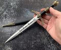 Personalized FANTASY DAGGER 12" + Sheath Custom Dagger custom cosplay dagger  laser engraved dagger gift for husband gift for boyfriend