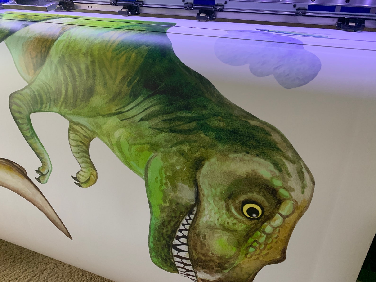 Dinosaur Wall Decal Dino Wall Decal Fabric Wall Decals Etsy