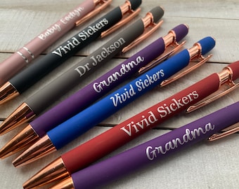Penne personalizzate in oro rosa, penne aziendali personalizzate, penne personalizzate all'ingrosso, penne promozionali, penne a sfera personalizzate