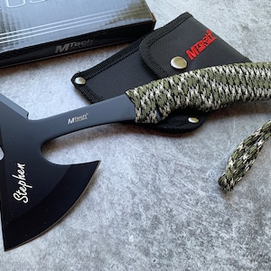 Custom throwing Axe. Personalized axe  Custom groomsman gift. Outdoor gift  guy gift customized axe personalized gift gift for him