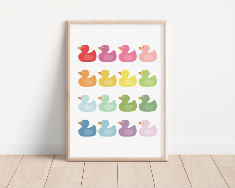 a picture of a group of rubber ducks