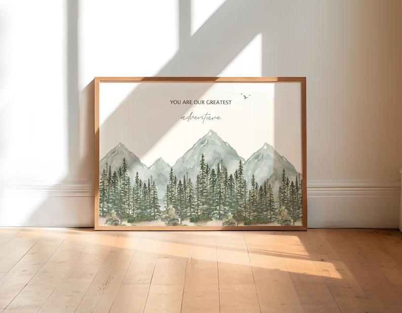 a picture frame sitting on top of a hard wood floor