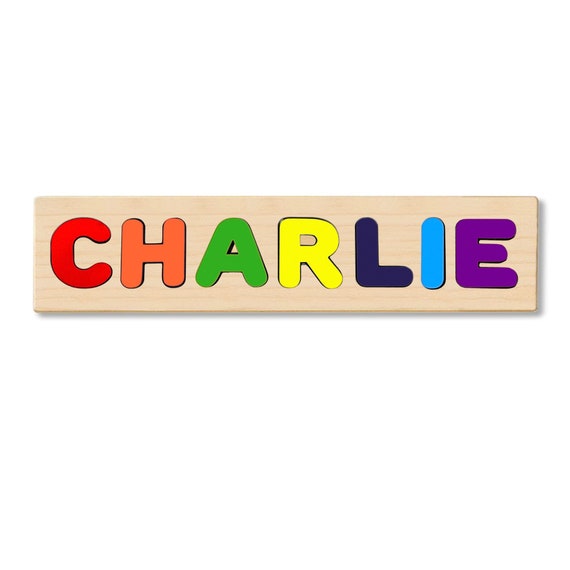 Wooden Personalized Name Puzzle  Choose up to 12 Letters