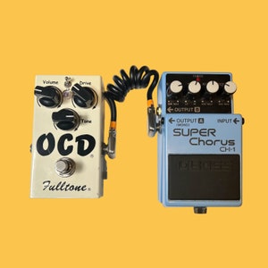 6&quot; Mini Coiled Pedalboard Patch Cable – Handmade with Mogami & SquarePlug