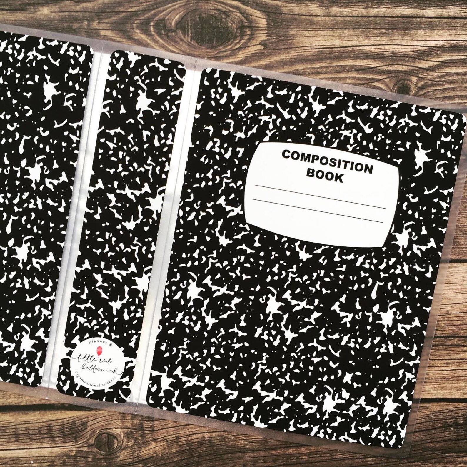 Composition Notebook Sticker Album 4 X 6 Etsy