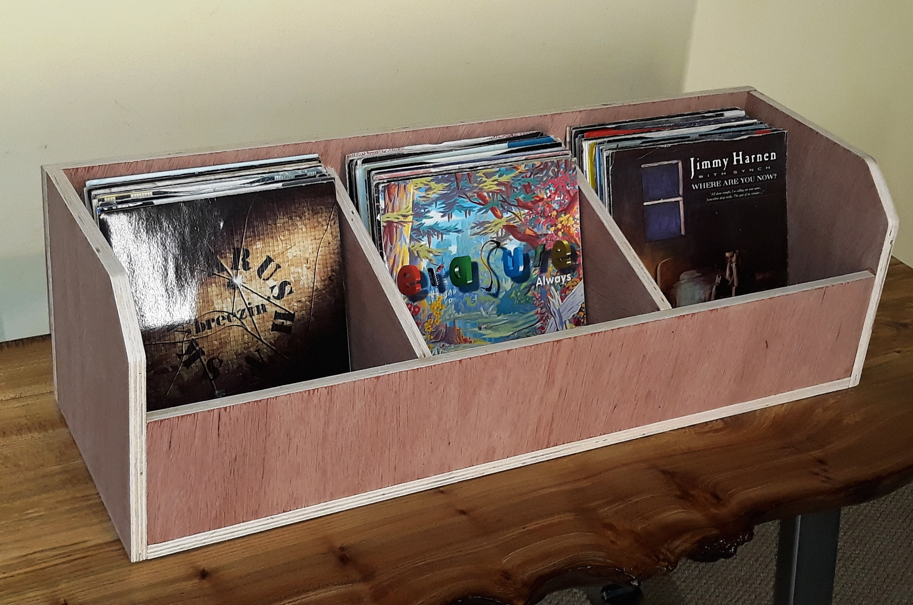 7 inch Vinyl Singles Record Storage Box Capacity 225 Etsy