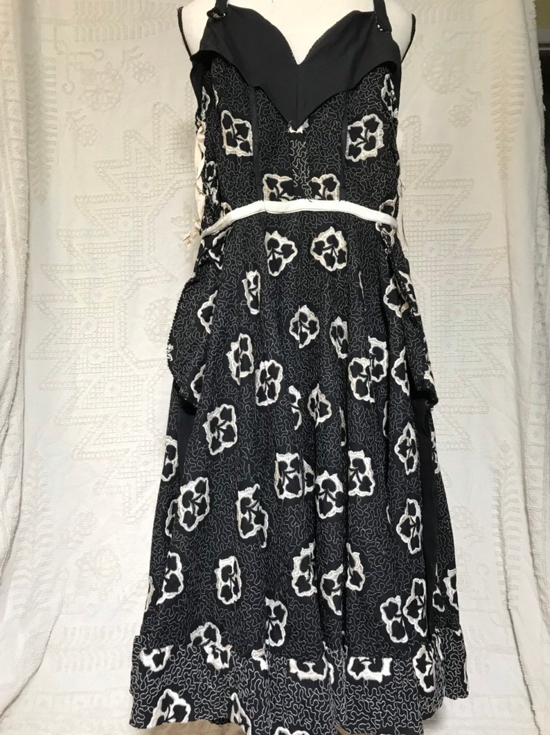 50s Haulter Circle Dress - Etsy