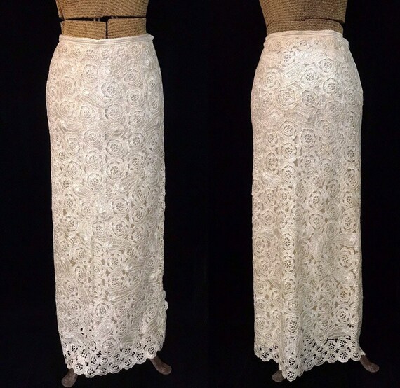 Raffia Skirt ~ Italian Crochet Skirt La Babilonia