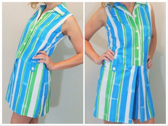 60s Scooter Dress Rare Designer Vera Neumann Vinta
