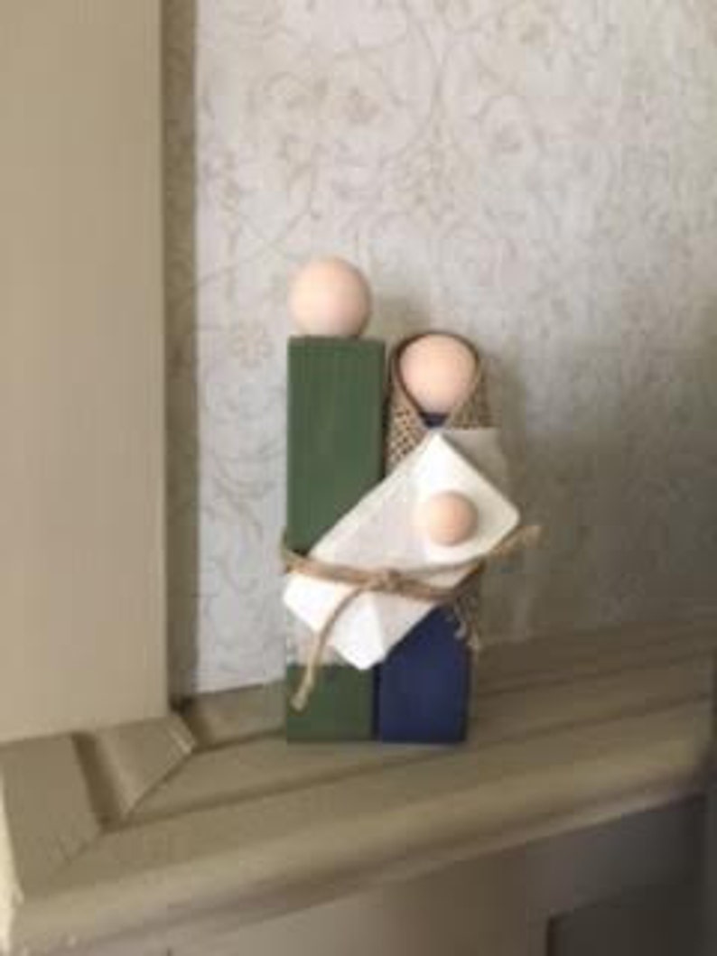 etsy wooden nativity set