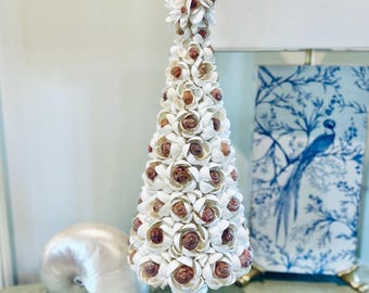 Coastal Seashell Tree, for home and coastal decor, gift, weddings, and more