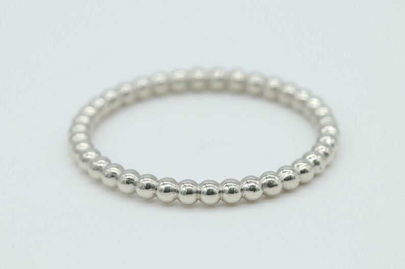 14k White Gold Eternity Band