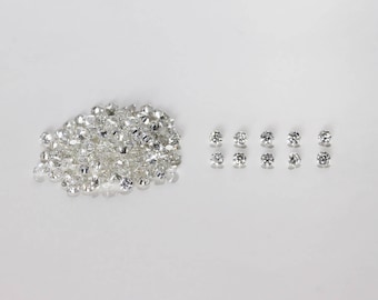 1.5 mm Brilliant Round Diamonds D-F VVS-VS ~ Expert Grading GUARANTEED!