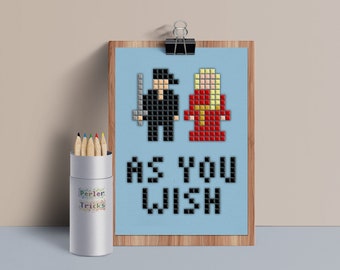 The Princess Bride As You Wish - 5x7 Postcard Digital Print