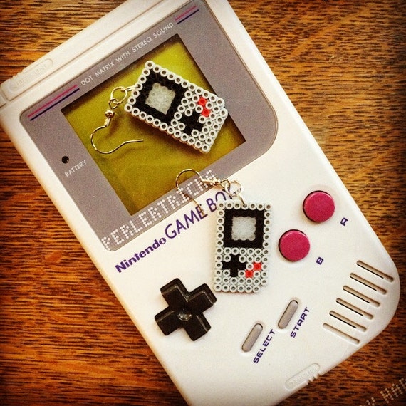 pixel handheld game