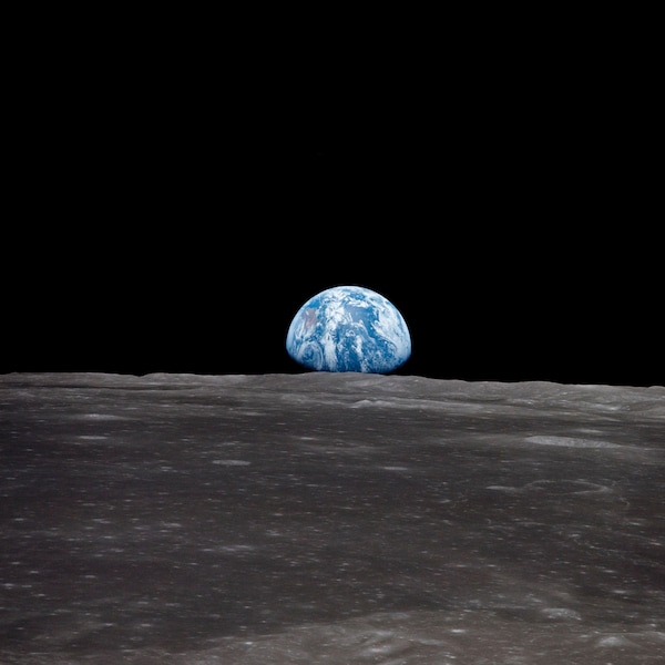 Earthrise As Seen From Apollo 11 - NASA 10x8 Space Photo Wall Art Print Poster