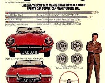 Vintage MGB GT Advertisement Poster A3//A4 Print