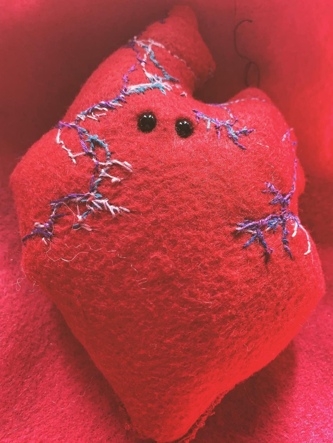 Sweet Anatomy Heart Plushies Etsy